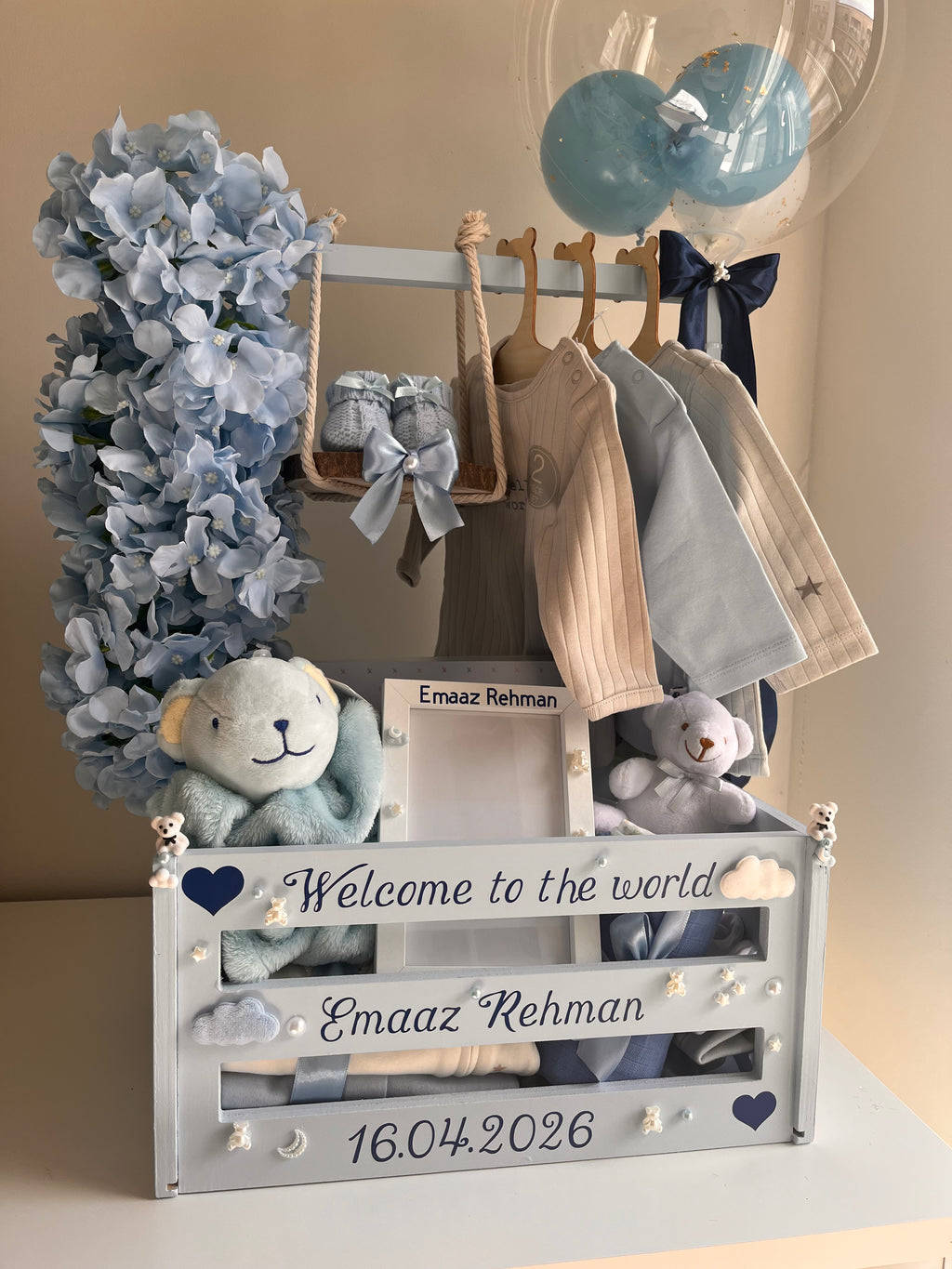 Deluxe Full Baby Hamper Boy