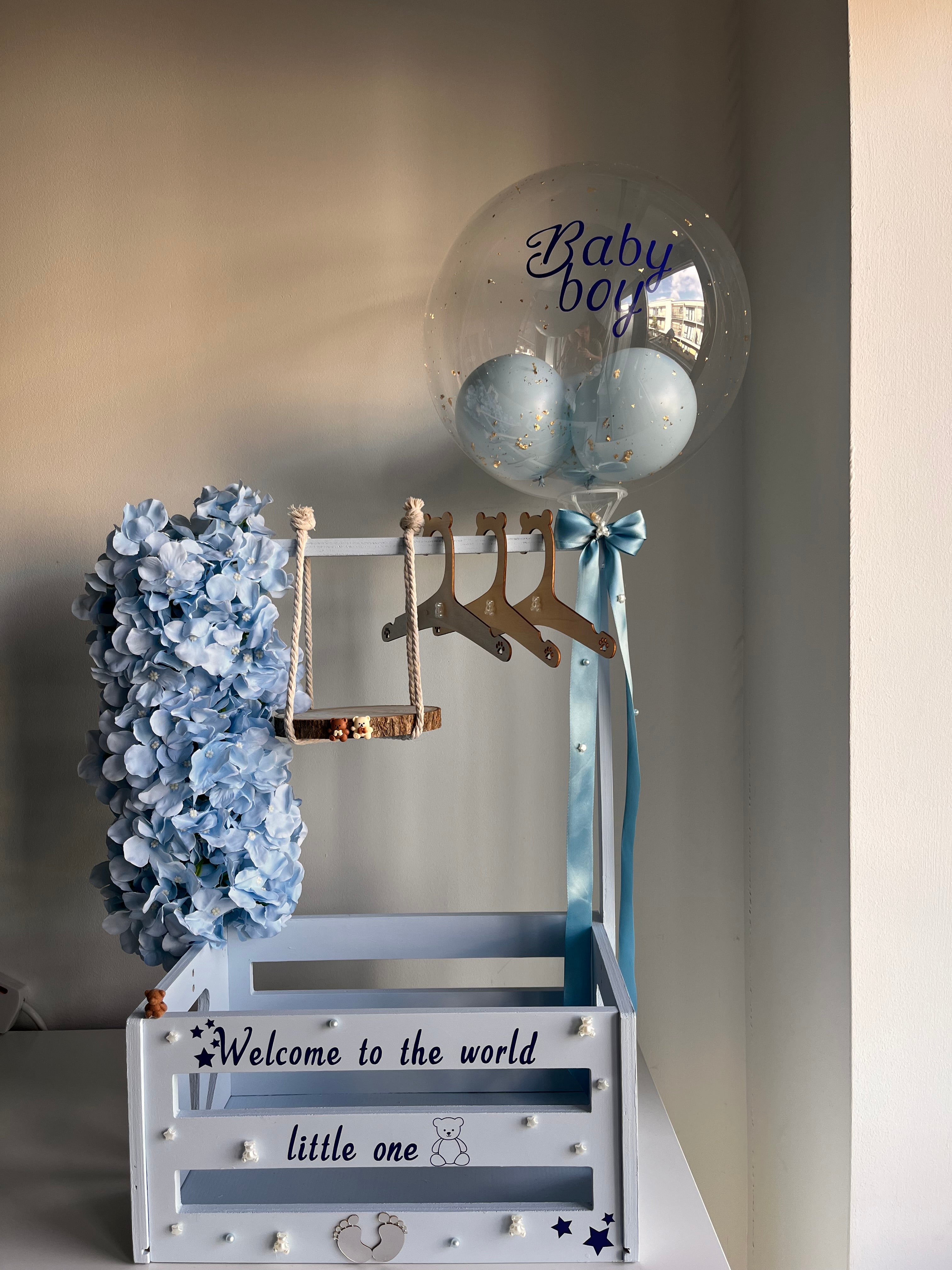 Baby Boy Blue Hamper