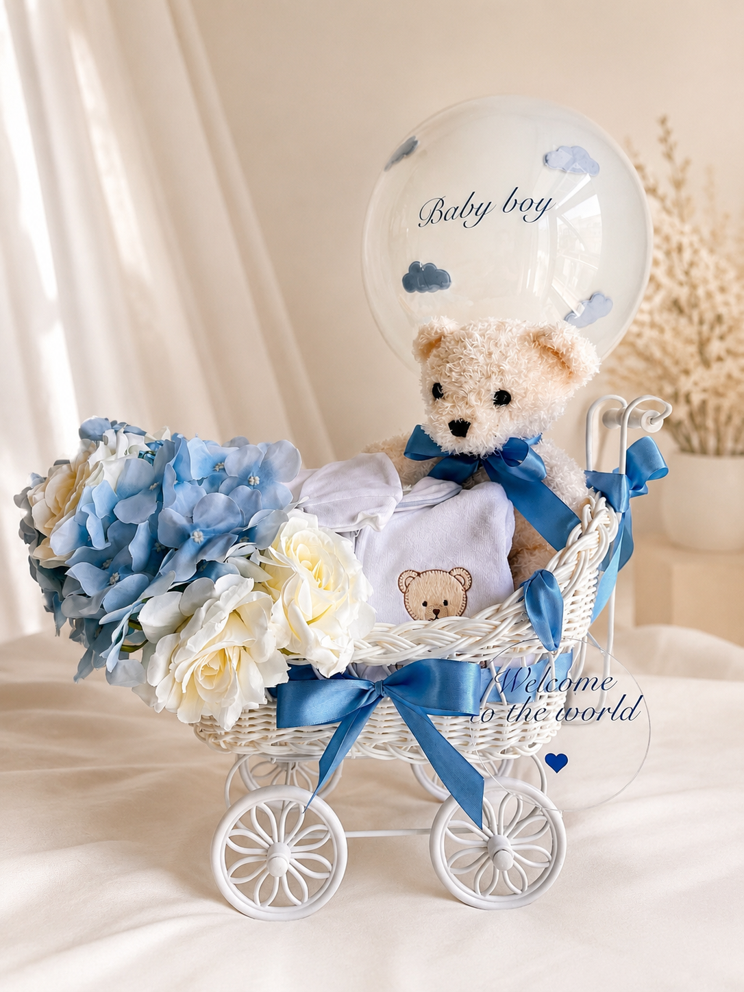 Little Dreams Baby Boy Pram Hamper